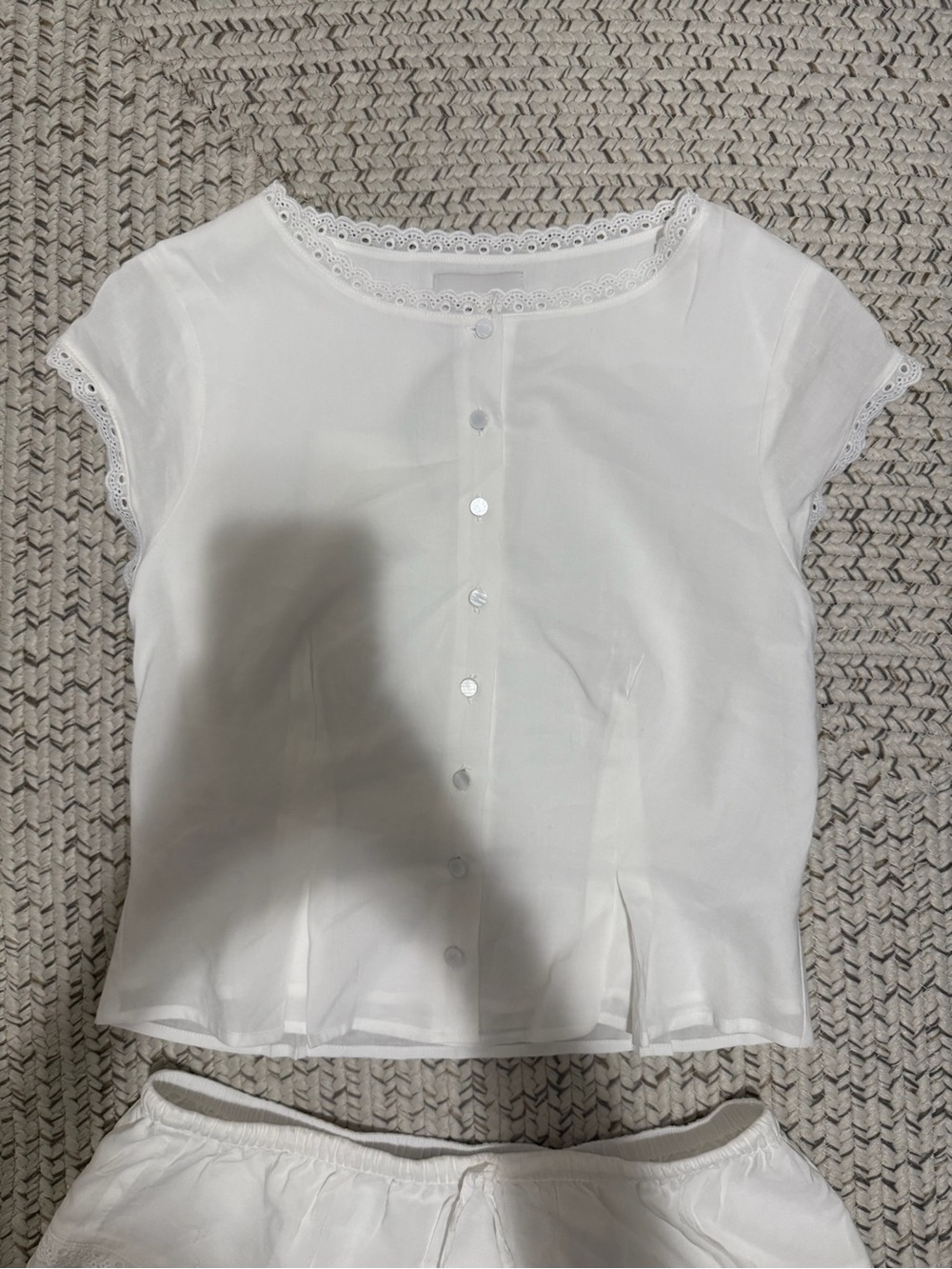 NWT Reformation Valetta Two Piece Set in White. MSRP $278. - Picture 7 of 12